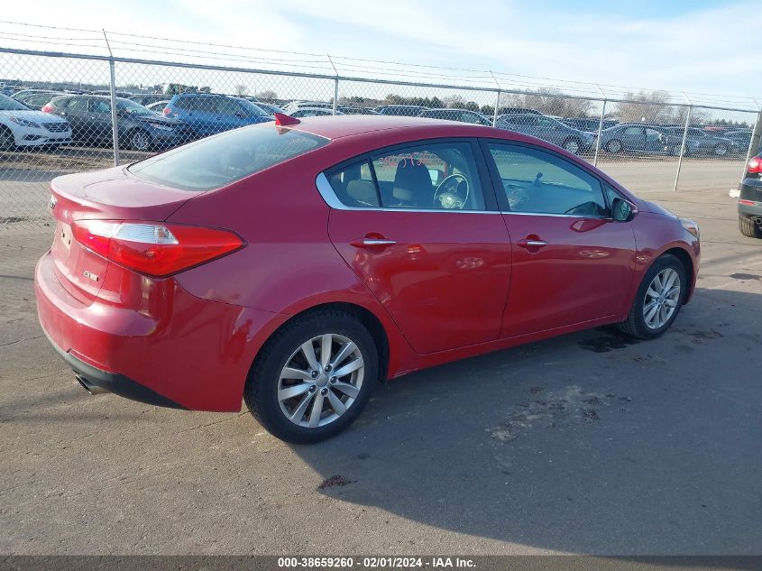 2014 KIA FORTE EX - KNAFX4A80E5115447