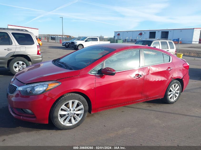 2014 KIA FORTE EX - KNAFX4A80E5115447