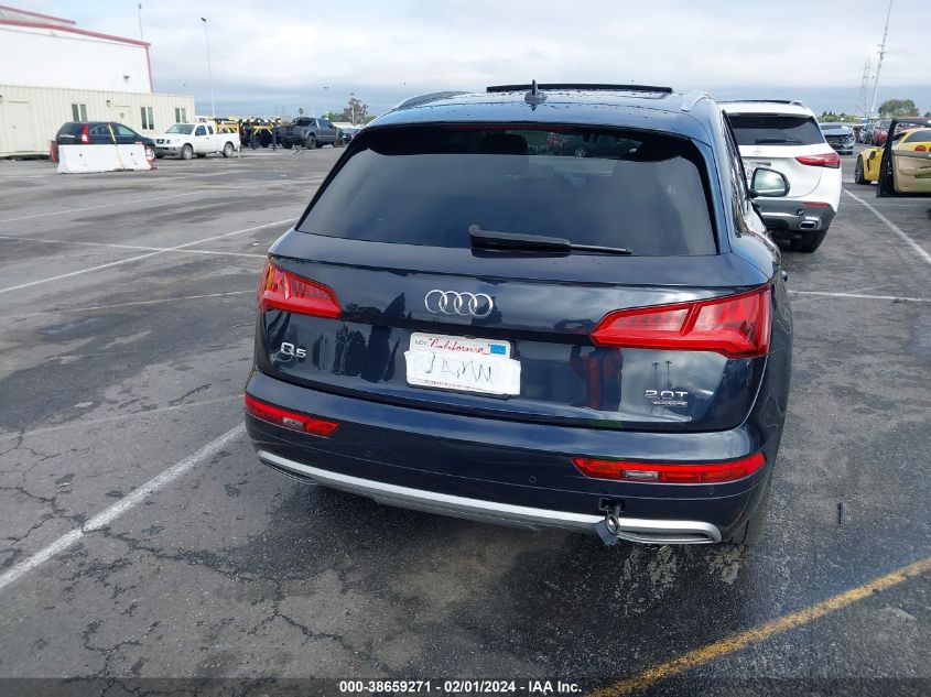 2018 AUDI Q5 2.0T PREMIUM/2.0T TECH PREMIUM - WA1BNAFY6J2207313
