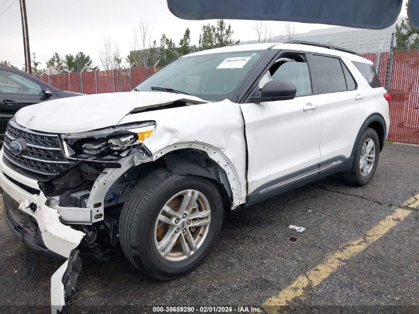 2022 FORD EXPLORER XLT - 1FMSK7DHXNGB62692