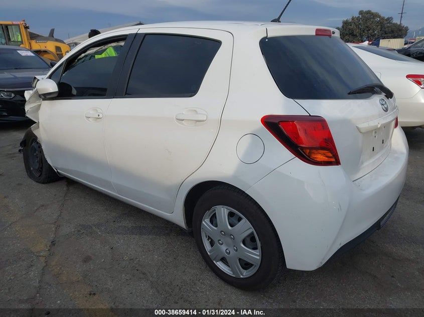 VIN VNKKTUD35HA075348 2017 TOYOTA YARIS L