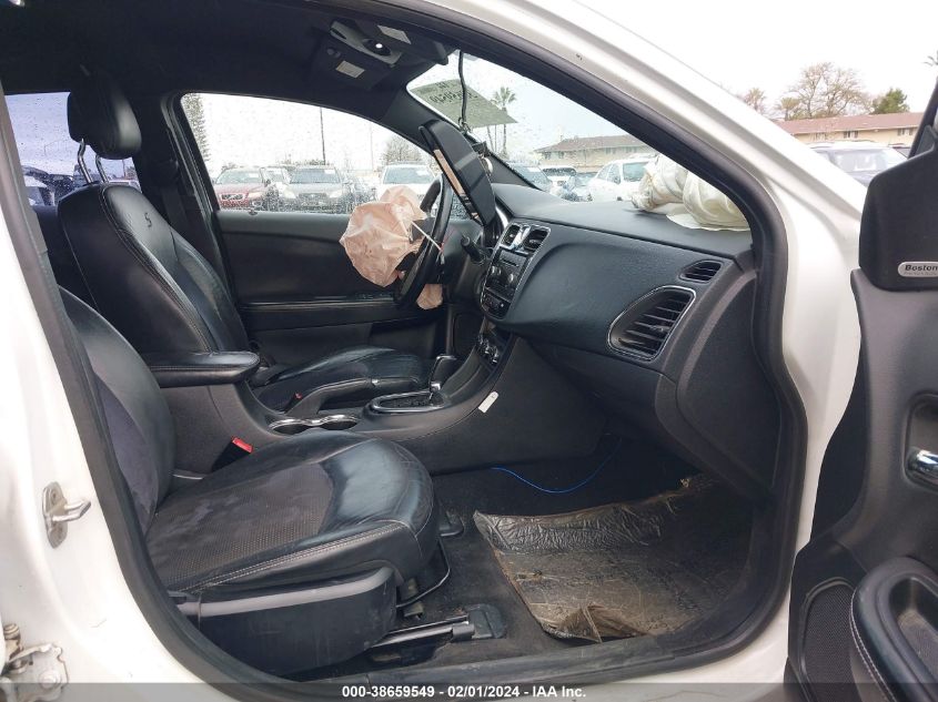 2013 CHRYSLER 200 LIMITED - 1C3CCBCG6DN509256