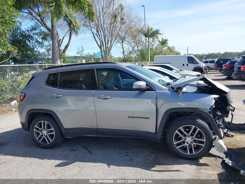 VIN 3C4NJCBB9JT461253 2018 JEEP COMPASS LATITUDE