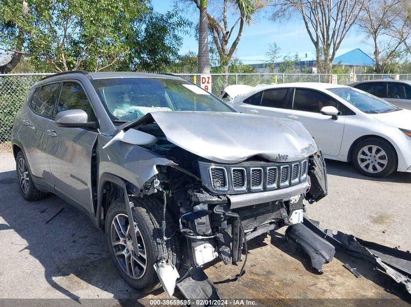 VIN 3C4NJCBB9JT461253 2018 JEEP COMPASS LATITUDE