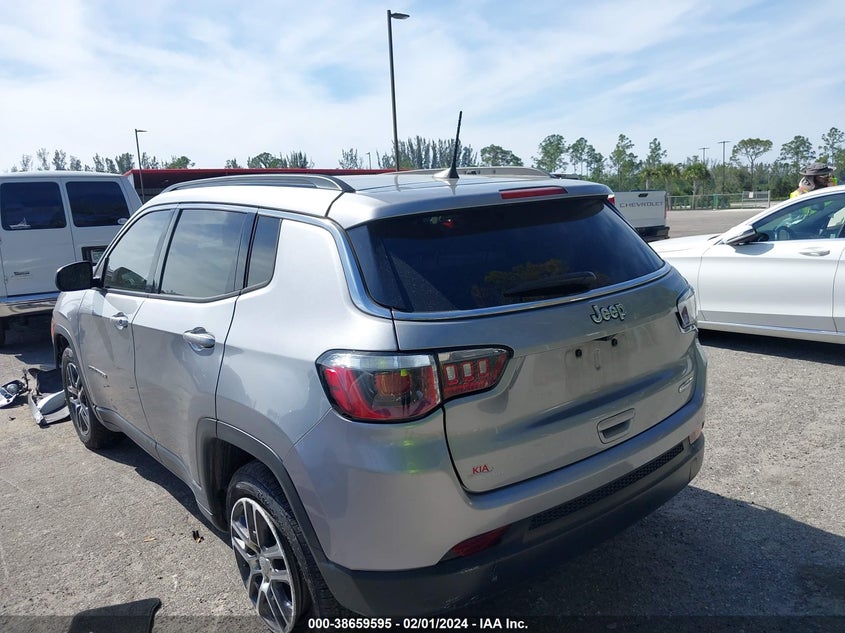 VIN 3C4NJCBB9JT461253 2018 JEEP COMPASS LATITUDE