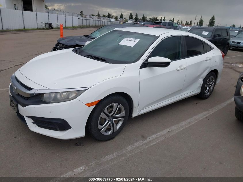 2016 HONDA CIVIC LX - 19XFC2F54GE226270