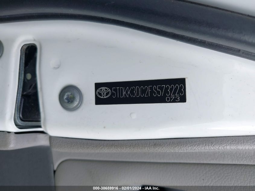 2015 TOYOTA SIENNA LE - 5TDKK3DC2FS573223
