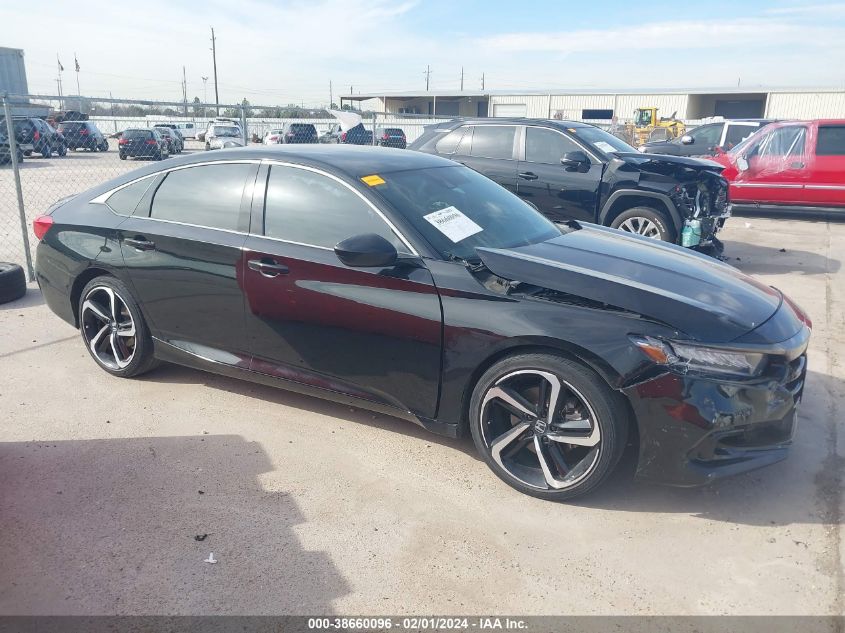 2021 HONDA ACCORD SPORT - 1HGCV1F30MA122803