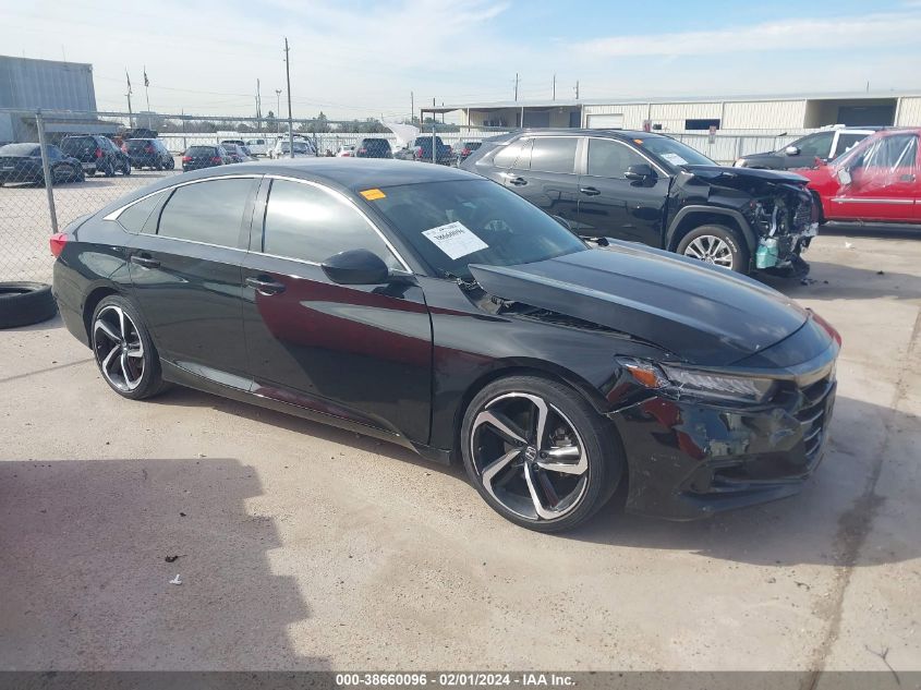 2021 HONDA ACCORD SPORT - 1HGCV1F30MA122803