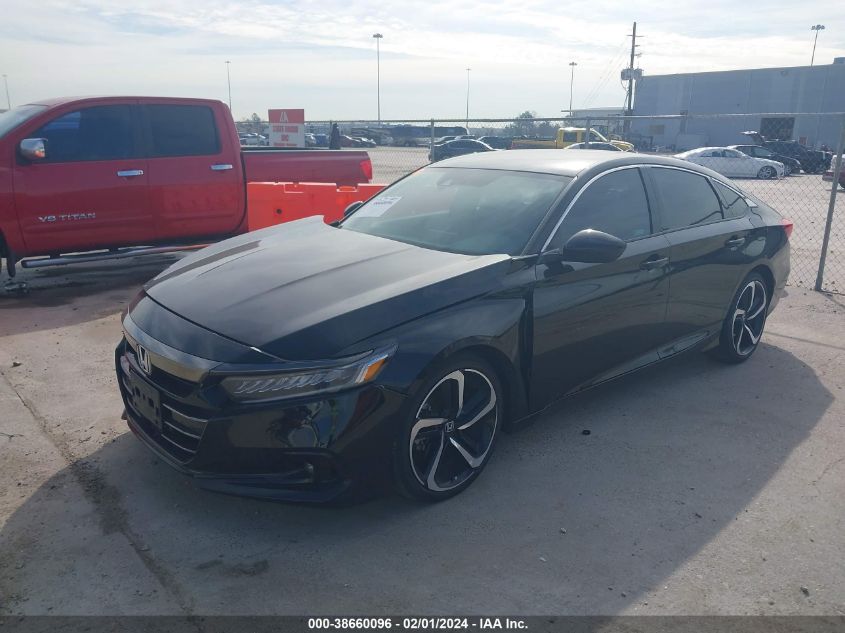 2021 HONDA ACCORD SPORT - 1HGCV1F30MA122803