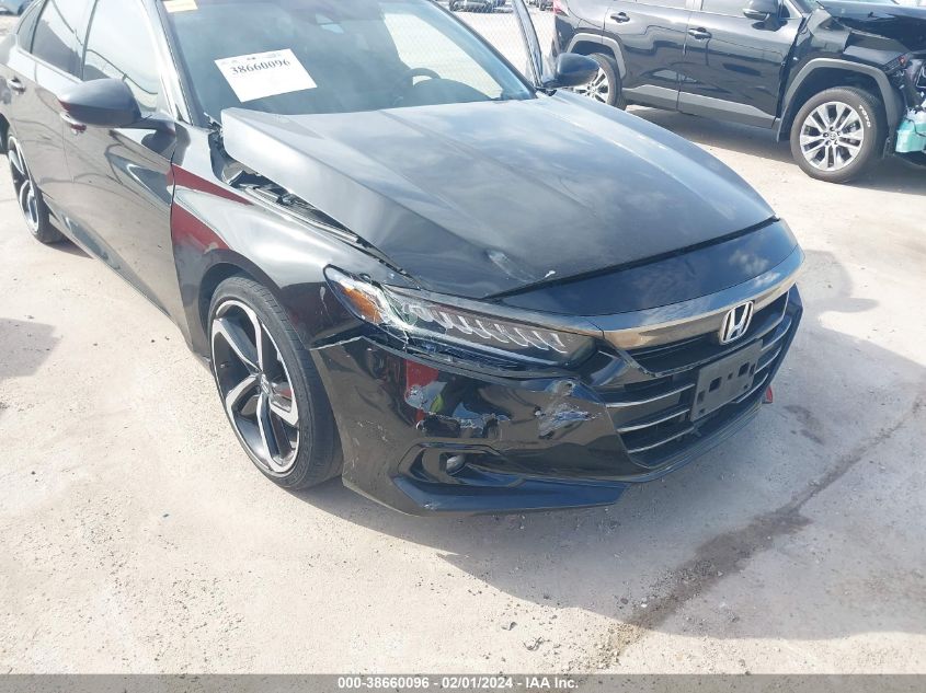 2021 HONDA ACCORD SPORT - 1HGCV1F30MA122803