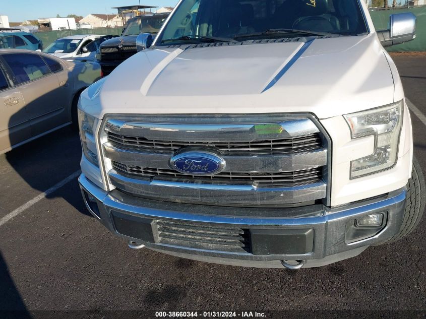 2016 FORD F-150 LARIAT - 1FTEW1EF4GKF70993