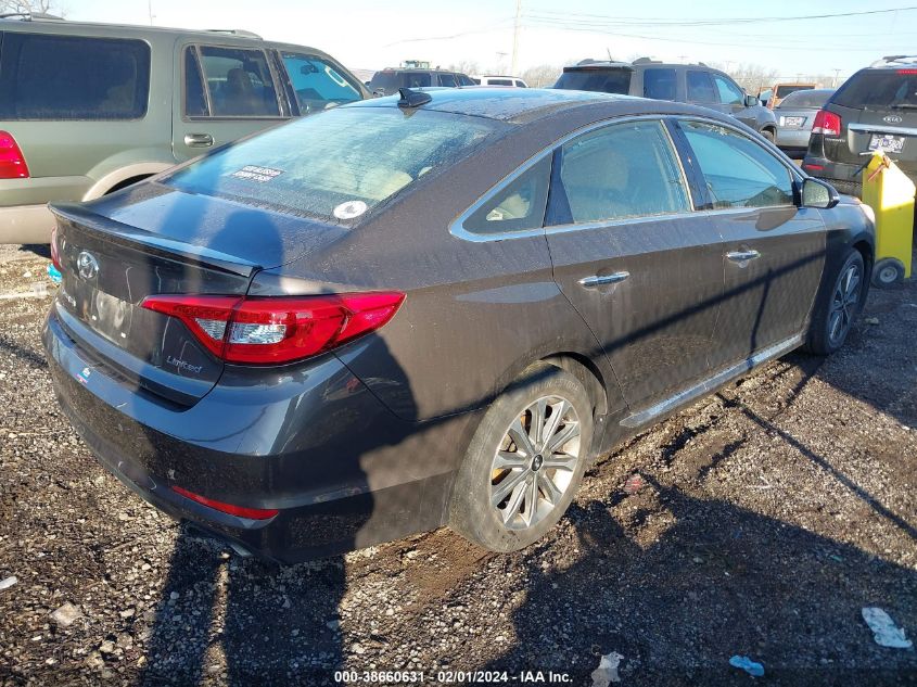2016 HYUNDAI SONATA LIMITED - 5NPE34AF5GH315476