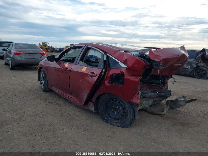 2021 HONDA CIVIC LX - 2HGFC2F64MH534596