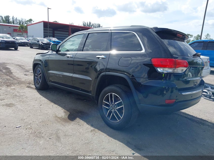 VIN 1C4RJEBG2KC630258 2019 JEEP GRAND CHEROKEE LIMITED
