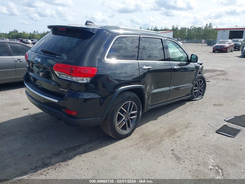 VIN 1C4RJEBG2KC630258 2019 JEEP GRAND CHEROKEE LIMITED