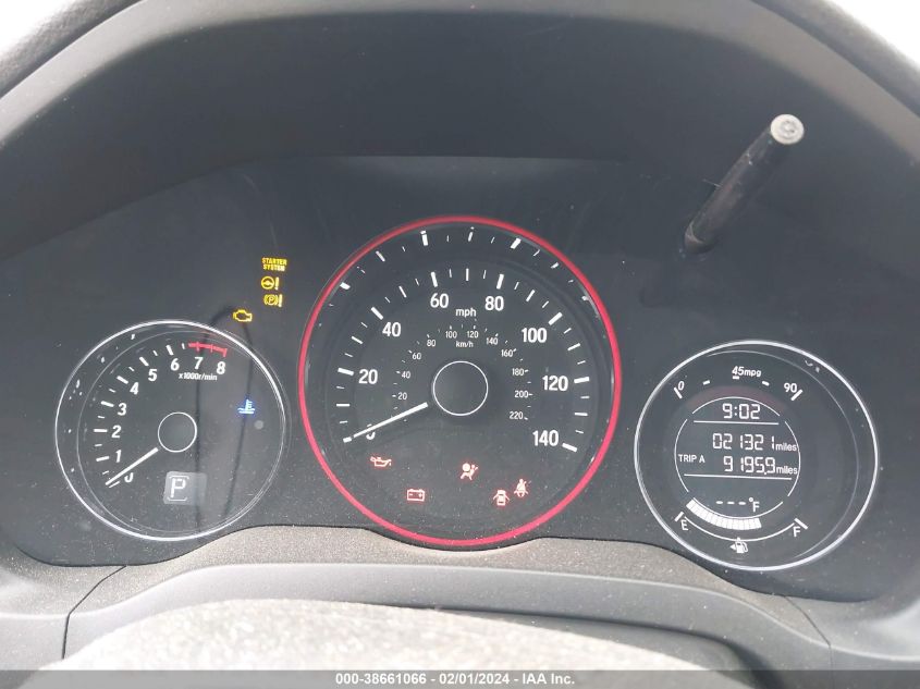 2017 HONDA HR-V EX - 3CZRU5H56HG701278