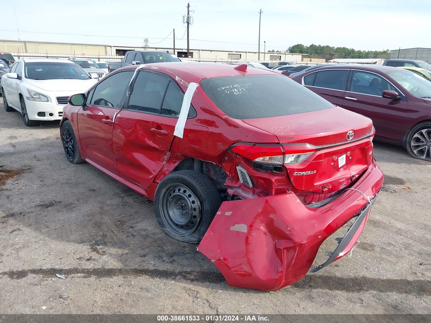 VIN JTDEPRAE9LJ077982 2020 TOYOTA COROLLA LE