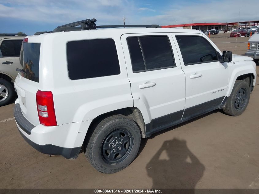 2015 JEEP PATRIOT SPORT - 1C4NJPBBXFD236098