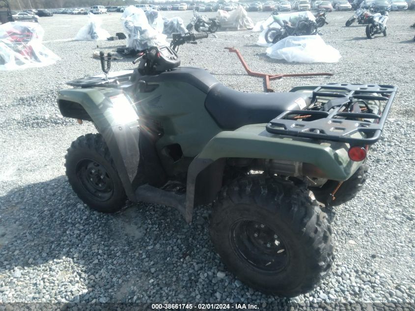 2022 HONDA TRX420 FM 1HFTE40K1N4810475