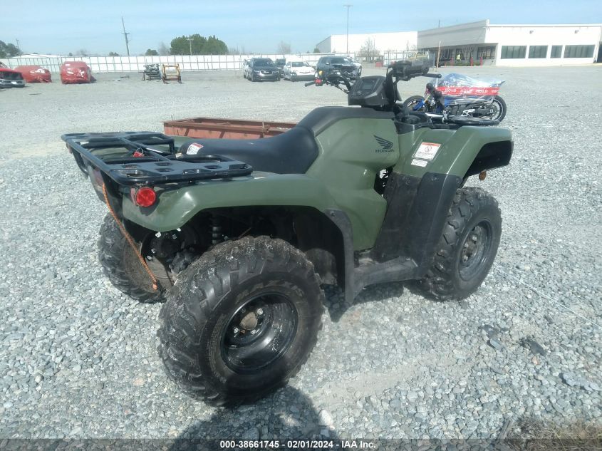 2022 HONDA TRX420 FM 1HFTE40K1N4810475