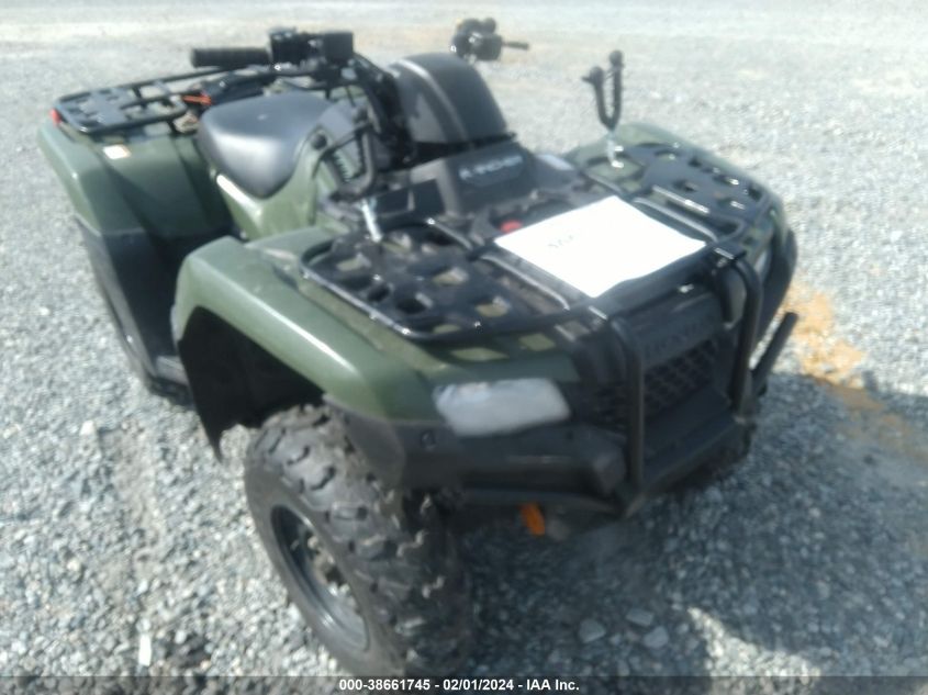 2022 HONDA TRX420 FM 1HFTE40K1N4810475