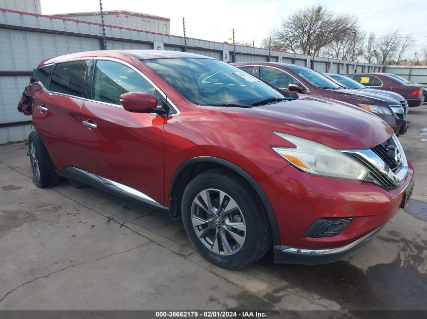 2016 NISSAN MURANO PLATINUM/S/SL/SV - 5N1AZ2MH9GN108258