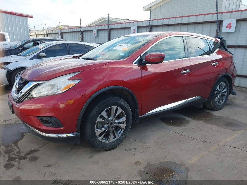 2016 NISSAN MURANO PLATINUM/S/SL/SV - 5N1AZ2MH9GN108258