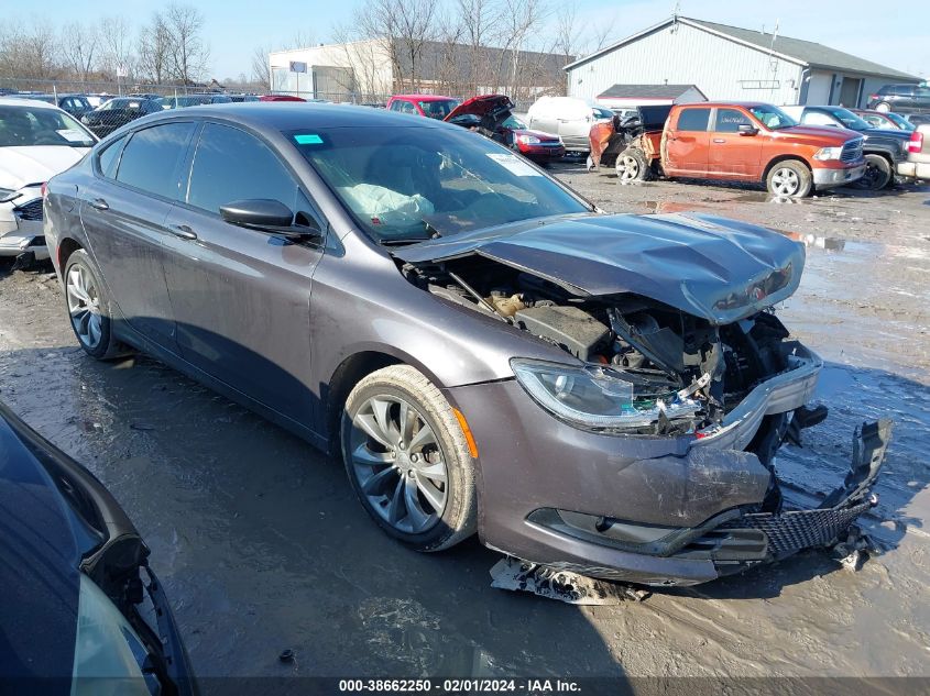 2016 CHRYSLER 200 S - 1C3CCCBB2GN152075