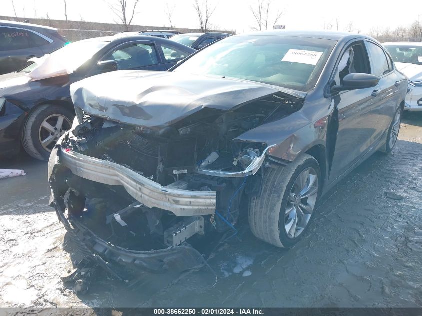 2016 CHRYSLER 200 S - 1C3CCCBB2GN152075