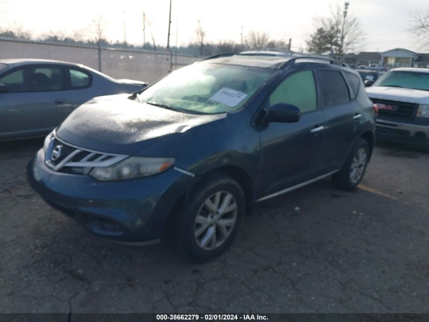 2013 NISSAN MURANO SL - JN8AZ1MU4DW204496