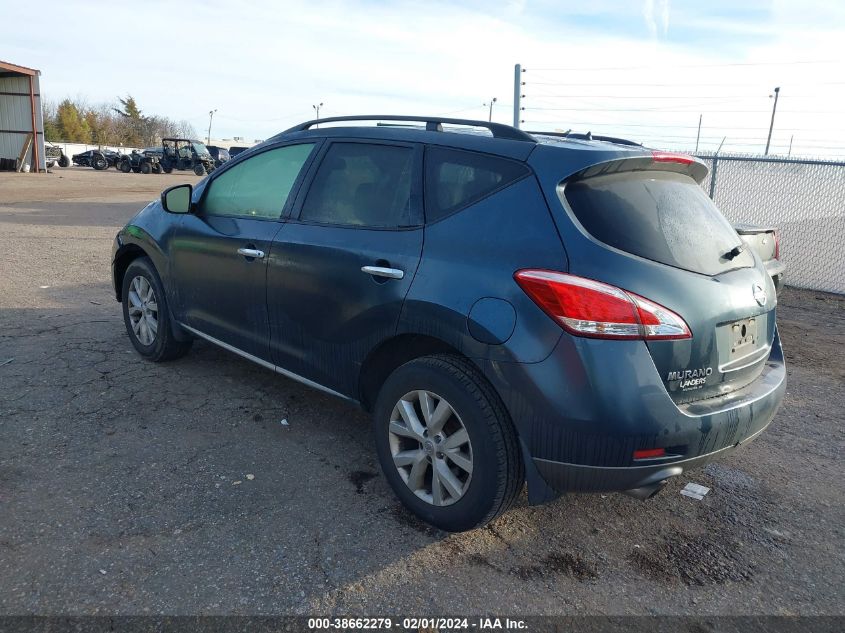 2013 NISSAN MURANO SL - JN8AZ1MU4DW204496