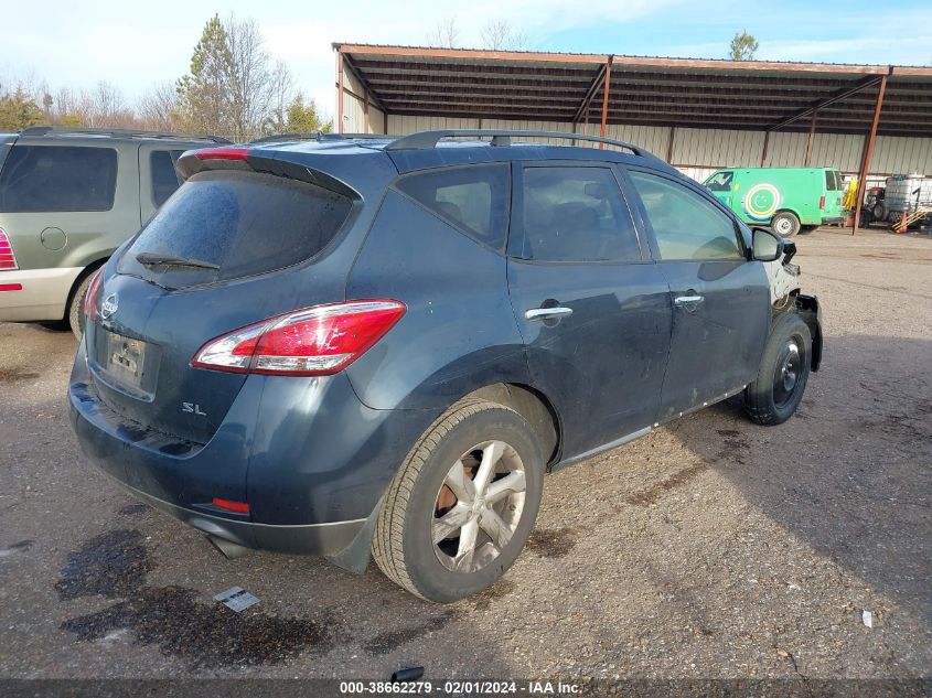 2013 NISSAN MURANO SL - JN8AZ1MU4DW204496