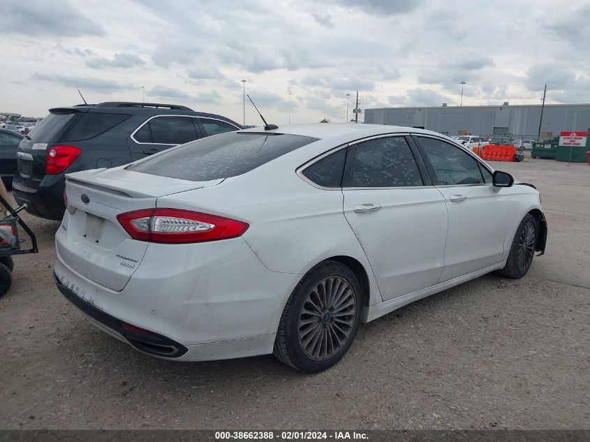 2013 FORD FUSION TITANIUM - 3FA6P0K99DR222646
