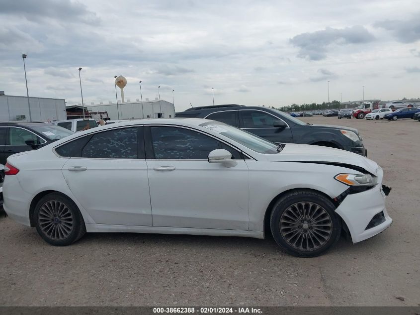 2013 FORD FUSION TITANIUM - 3FA6P0K99DR222646