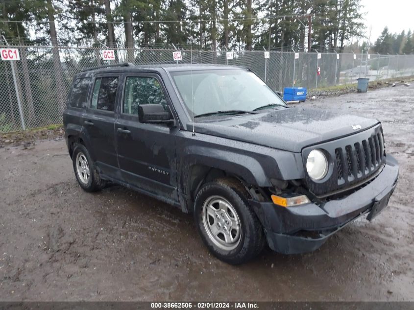 2015 JEEP PATRIOT SPORT - 1C4NJPBB9FD264667