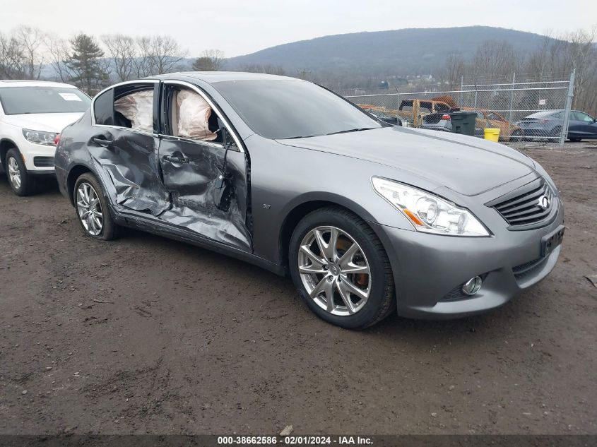 Lot #2536949206 2015 INFINITI Q40 salvage car