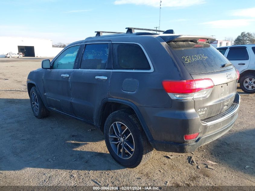 2017 JEEP GRAND CHEROKEE LIMITED - 1C4RJFBG1HC909229