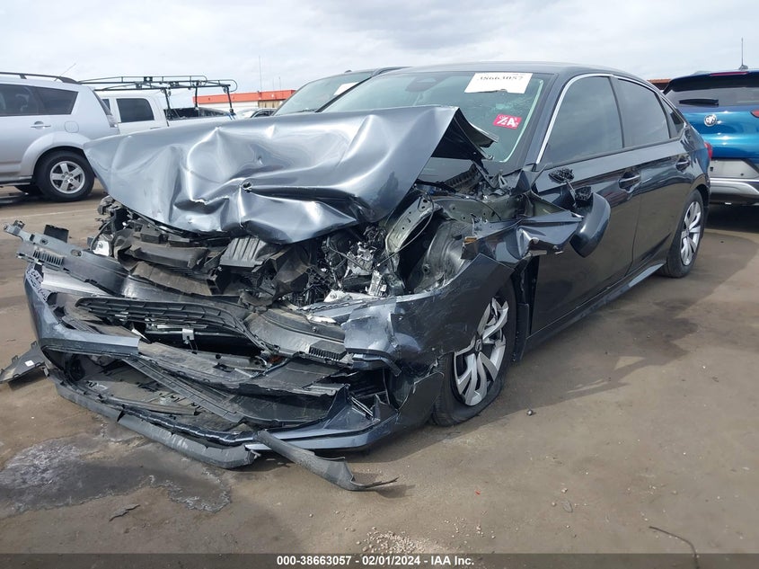 VIN 2HGFE2F2XPH553472 2023 HONDA CIVIC LX
