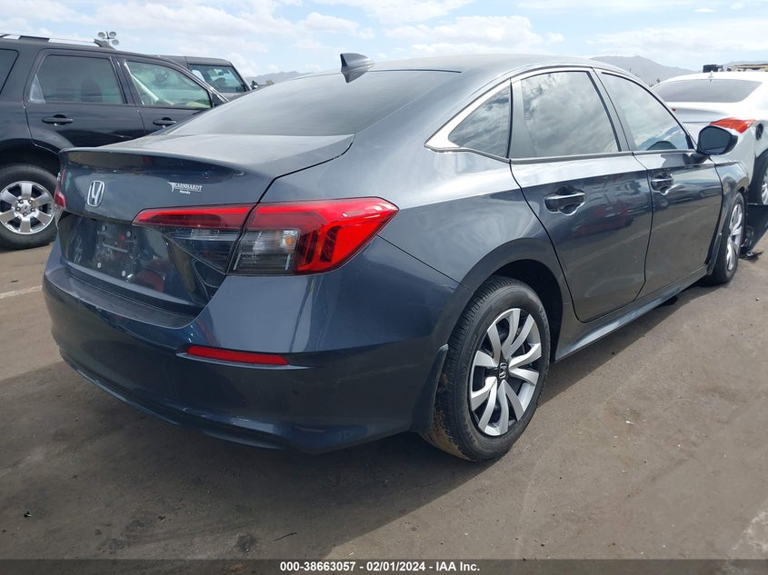 VIN 2HGFE2F2XPH553472 2023 HONDA CIVIC LX