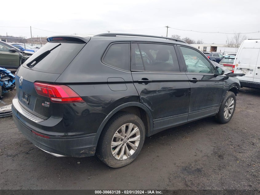 VIN 3VV0B7AX8JM070201 2018 VOLKSWAGEN TIGUAN S