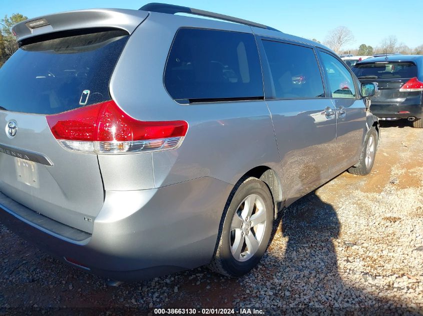 2014 TOYOTA SIENNA LE - 5TDKK3DC8ES513672