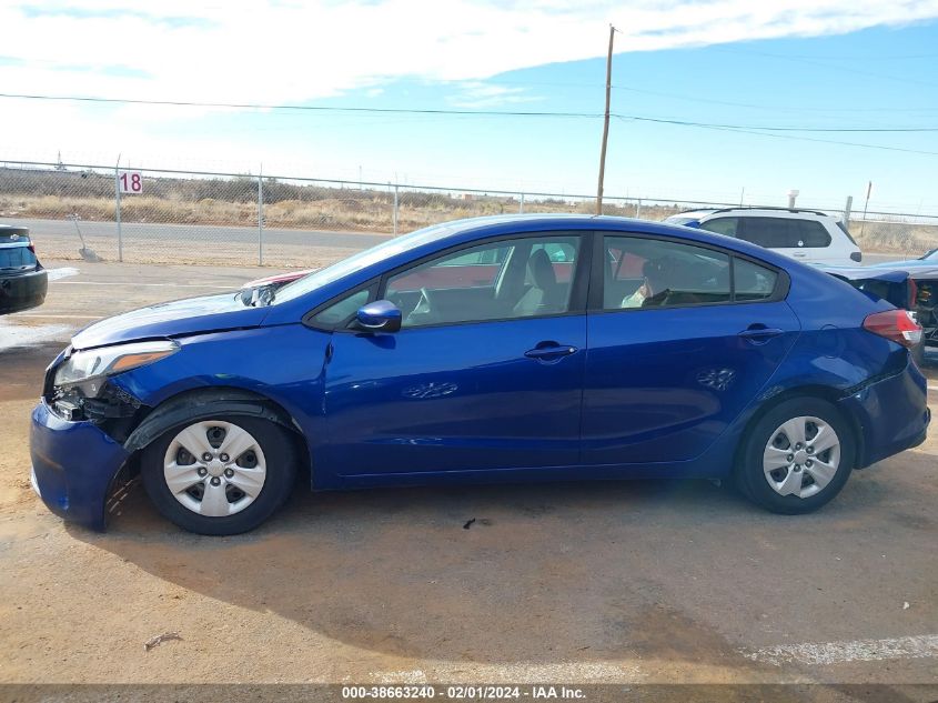 2017 KIA FORTE LX - 3KPFL4A74HE119550