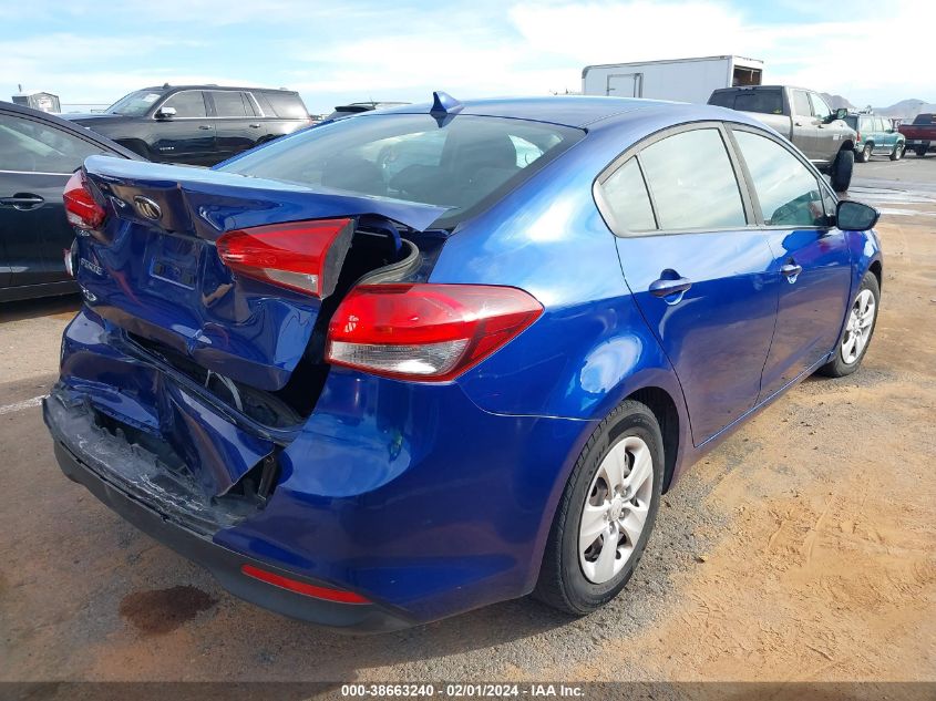 2017 KIA FORTE LX - 3KPFL4A74HE119550