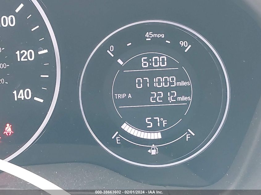 2018 HONDA HR-V EX - 3CZRU6H55JG719623