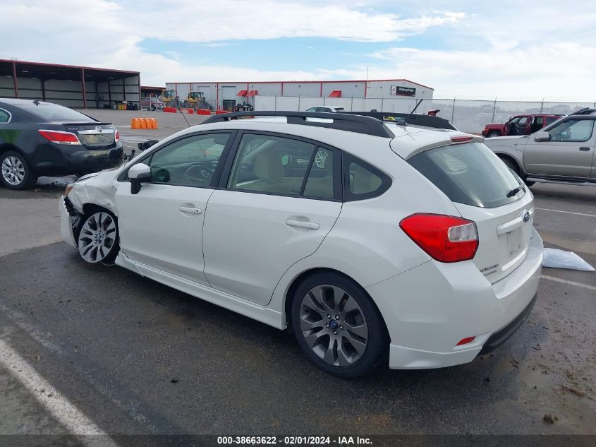 2016 SUBARU IMPREZA 2.0I SPORT PREMIUM - JF1GPAP63G8332963