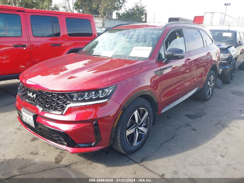 2022 KIA SORENTO S - 5XYRL4LC1NG160854