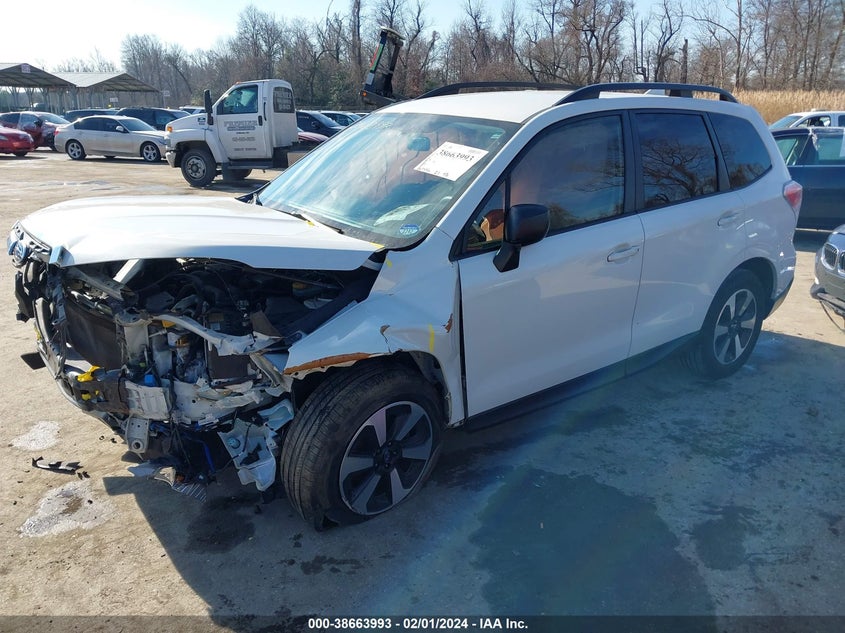 VIN JF2SJABC0JH401071 2018 SUBARU FORESTER 2.5I
