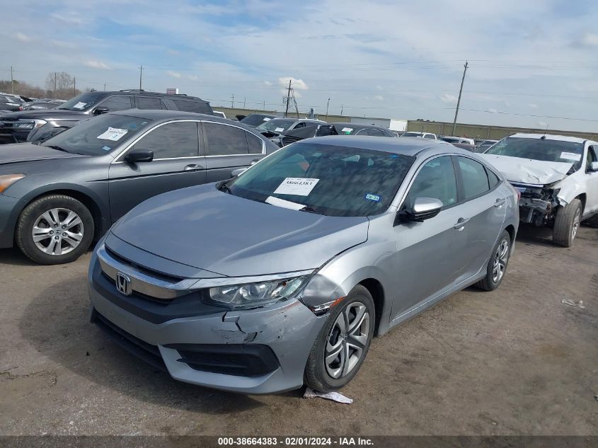 2018 HONDA CIVIC LX - 2HGFC2F56JH577050