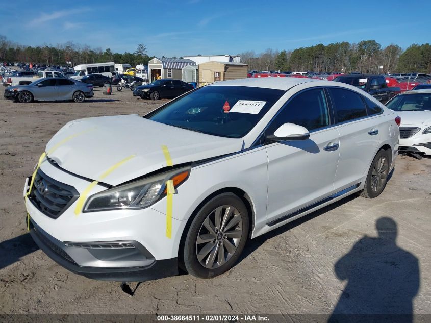 2015 HYUNDAI SONATA SPORT/LIMITED - 5NPE34AF4FH255429